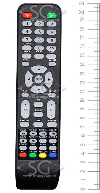 Пульт дистанционного управления для TELEFUNKEN 507DTV (tv TF-LED28S9T2 и др.)/ERISSON/Fusion/HELIX/VITYAZ/DEXP/MYSTERY/DOFFLER